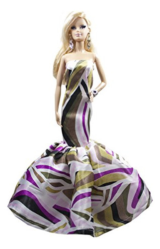 Peregrine Silk Satin Pucci Style Strapless Fit And Flare Flo