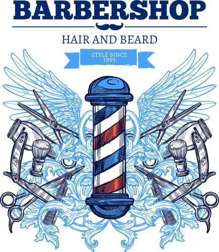 Imagem 1 de 2 de Placa Quadro Decorativo A5 - 15 X 21 Barbearia Barber Shop