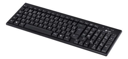 Kit Teclado E Mouse Wireless Sem Fio Vinik Dynamic Cor Preto