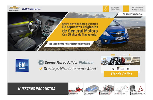 Imagen 8 de 10 de Marco Derecho Parag Aveo Sin Auxiliar /11 Chevrolet