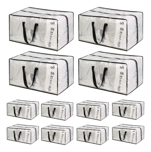 comprar Bolsas Transparentes Para Mudanzas Paquete De 8 Bolsas De Y