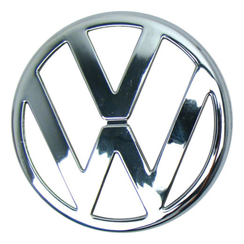 Emblema Vw Volkswagen Grade Golf 99 A 06 Cromado Novo