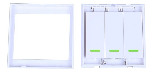 Controle Rf433mhz De Parede -para Sonoff Rf/pro/pro R2 Cor Branco 127/220v
