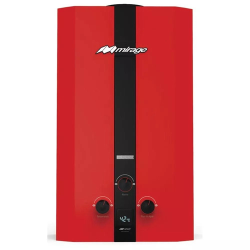 Boiler Gas Lp, Serie Flux, 6l/min,gas Lp,color Rojo Mbf06zb