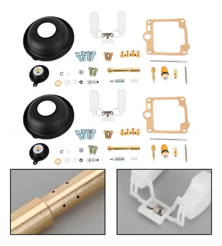 2 Reparación Carburador Para Yamaha Virago Xv750 1988-1998