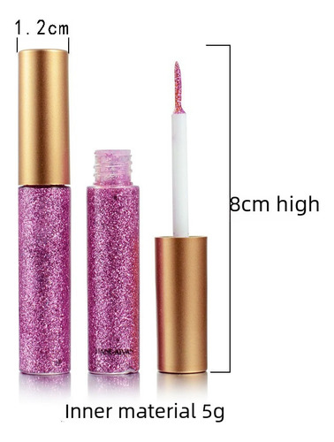 Kit À Prova D'água E Longa Duração Da Sexy Eyeliner Sequins