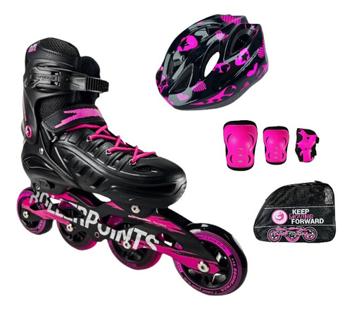 Patines En Linea Ajustables Semiprofesionales Roller Points