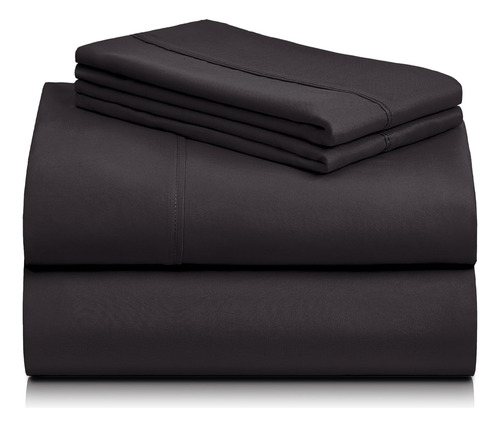 Juegos De Sabanas Y Fundas De Almohada Luxclub Negro - Twin