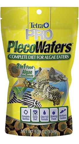 Tetra Pleco Waffers Pro ,alimento Para Peces De Fondo  X 60g