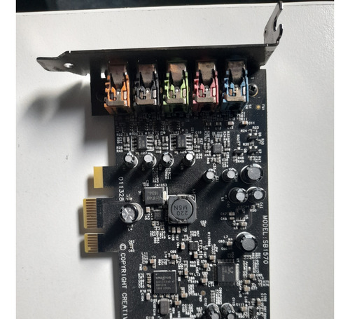 Tarjeta De Sonido Creative Sound Blaster Audigy Fx Pcie 5.1 