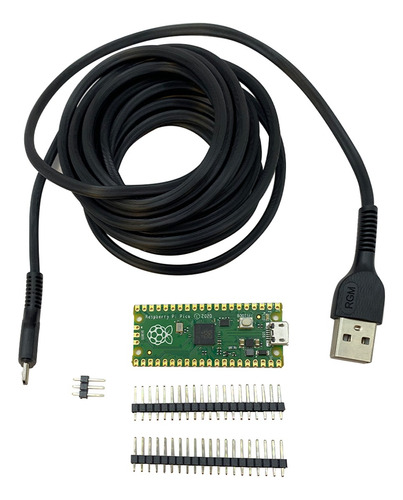 Kit Raspberry Pi Pico Headers Con Cable Micro-usb
