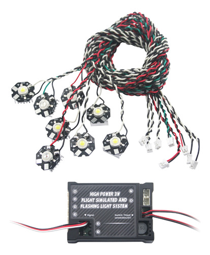 Luz Led Led De Ala Fija Para Aviones Rc Power G.t.power