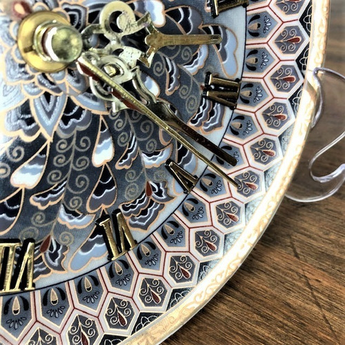 Imagem 4 de 7 de Relógio Mandala Bodas De Ouro 50 Anos Casamento 18,5cm