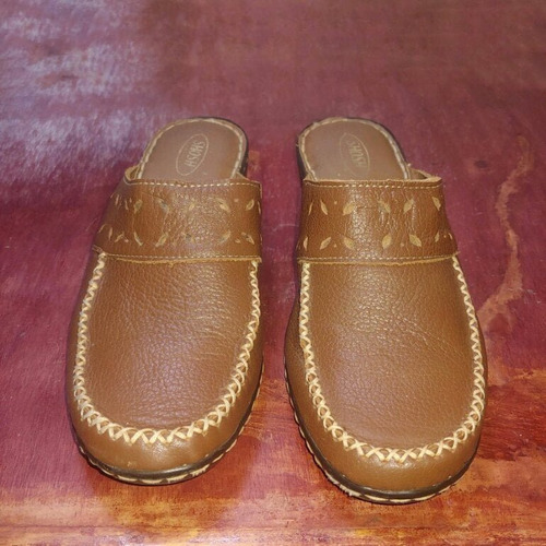 Zapatos Confort Zapato Zueco De Mujer Zapato Cómodo Talla 25 Marrón 25 (Usado)