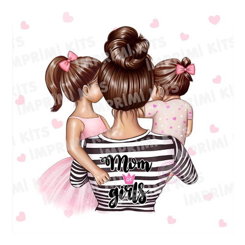 Cliparts Mother Of Girls Madre E Hijas Png Fondos