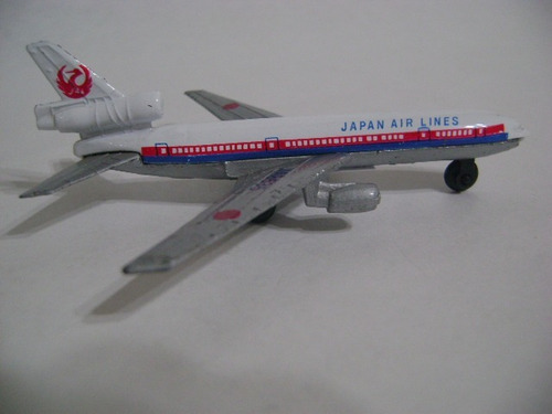 Imagen 4 de 10 de Nico Avion Metal Douglas D C 10 Japan Air 10 X 9 Cm (avv 44)