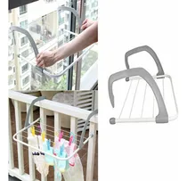 Comprar Colgador De Ropa Tendedero 45-70cms Con Repisas Balcón Depto