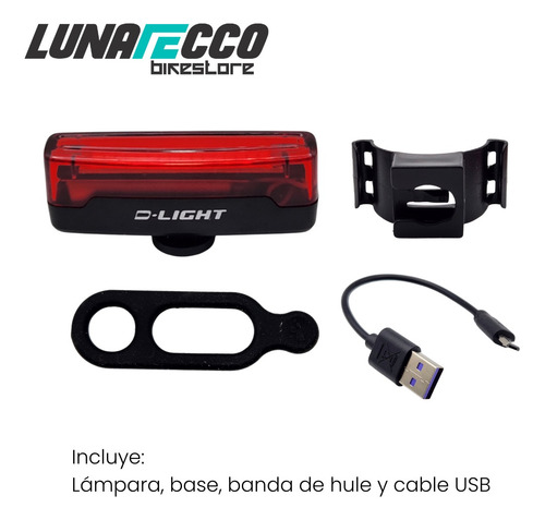 Lámpara Bicicleta D-light 800 Lms / +30 Lms Combo