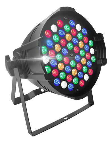 4x Refletor Par Led Rgbwa 54 Leds 3w Dmx Optipar Alumínio