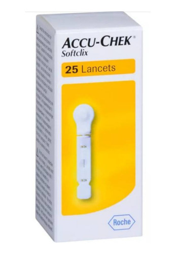 Lancetas Accu - Chek Softclix 25unidades -electromedicina