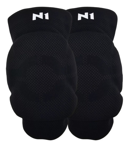 Joelheira Vôlei Profissional Knit 3d Spry N1 Sport Cor Preto Tamanho GG