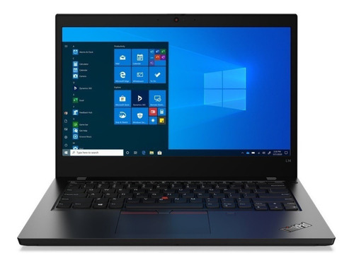 Imagen 1 de 6 de Notebook Lenovo ThinkPad L14 negra 14", Intel Core i5 10210U  8GB de RAM 256GB SSD, Intel UHD Graphics 1920x1080px Windows 10 Pro