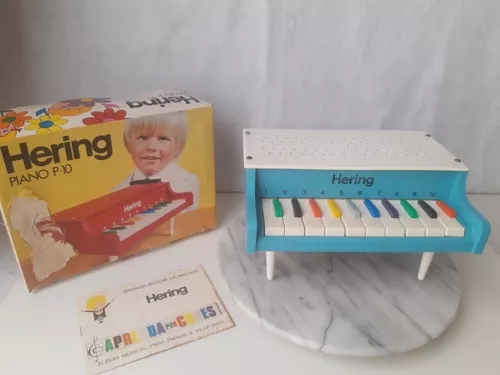 Piano Hering Plc-18 Infantil Brinquedo Antigo