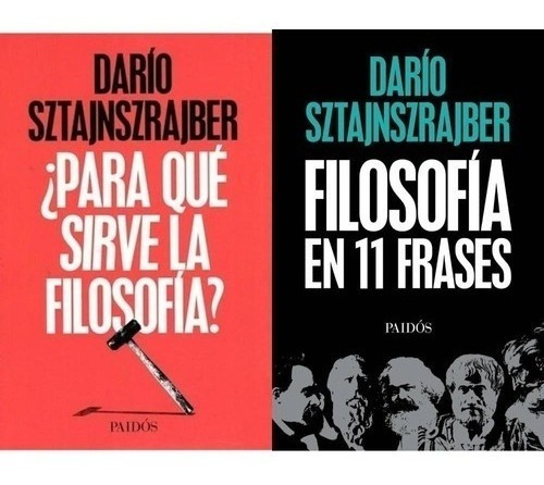 Libro - Pack Dario Z - Para Que Sirve La Filosofía + En 11 F