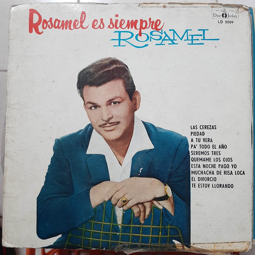 Vinilo Microsurco Rosamel Araya Es Siempre Rosamel Vm2