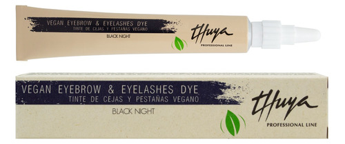 Thuya Vegan Tinte Tintura Cejas Pestañas Vegano Black Night