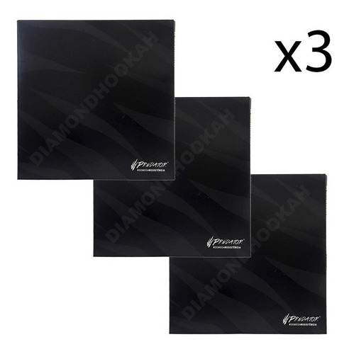 Kit 3 Papel Aluminio Predator Narguile 150 Folhas Atacado