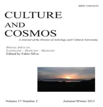Comprar Libro Culture And Cosmos Vol 17 Number 2 - Nicholas Campion
