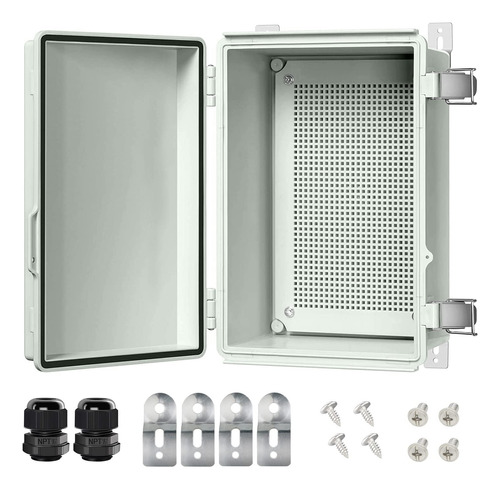 Lemotech Caja Electrica, Ip67 Impermeable Con Bisagras, Caja