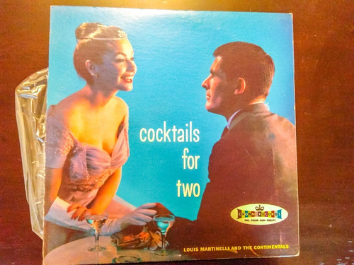 Lp 33 Cocktails For Two -louis Martinelli & The Continentals