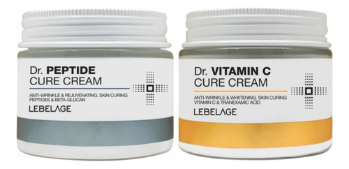 Crema Facial Coreana / Dr. Cure Vitamina C + Peptidos (2pz)