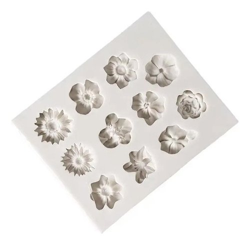 . Molde De Silicona Para Tartas Con Forma De Flores De