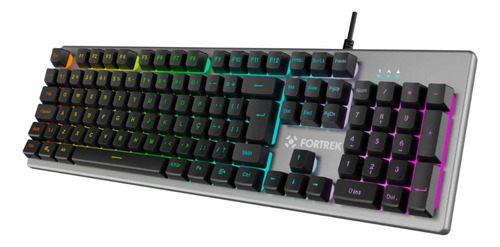Kit Teclado E Mouse Gamer Fortrek Ranger Raibow Rgb