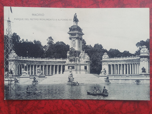 España Madrid Parque Del Retiro Monumento A Alfonso Xii -