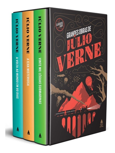 Grandes Obras Julio Verne A Ilha Misteriosa + 2 Frete Grátis