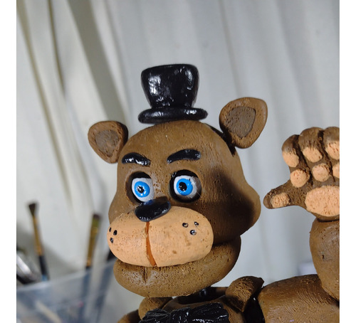 Muñeco De Freddy Basbear De Plastilina/pérez Arts