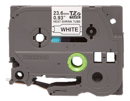 Tubo Termocontraible Brother Hse-251 Negro S/ Blanco 23,6mm