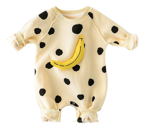 A Mamelucos For Bebés Y Niñas Con Diseño De Plátano, Diseño