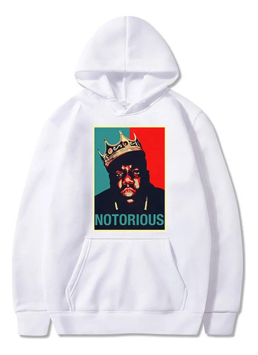 Sudadera Negra Con Capucha R.i.p Notorious Big Print For Ho