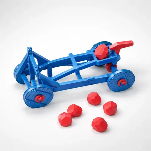 Modelo de mini catapulta
