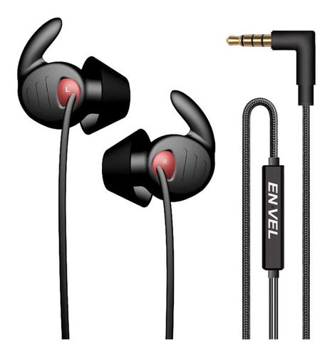 Auriculares Con Cable 3.5mm Envel In-ear Negro Para Dormir