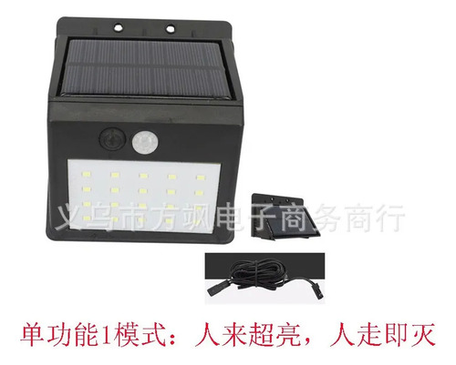 Luz Solar De Jardín Con Sensor De Luz Exterior De 30 Led