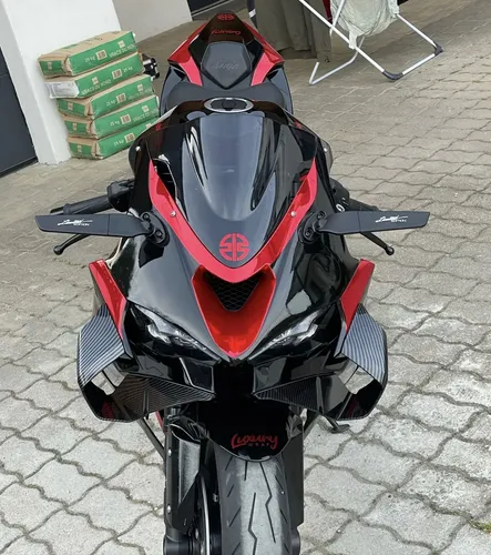 Spoiler Zx6r 636 2025 Kawasaki Downforce Carbono Asa Lateral