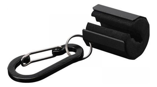 3 Clip Para Caña De Pescar Creek Con Llavero, Pinzas Negro
