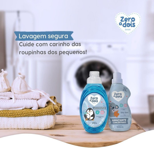 Lava Roupas Baby Zero a Dois 500ml