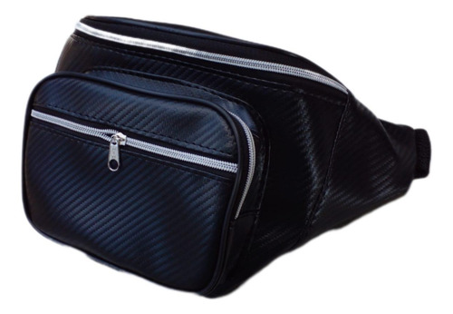 Maxi Riñonera Mds Por Mayor X5 Unidades Negro Cuerina